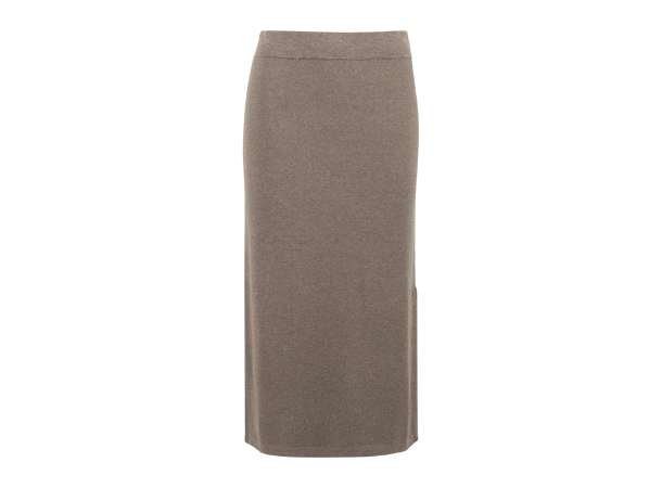 Adora Skirt Brown L Midi viscose skirt 