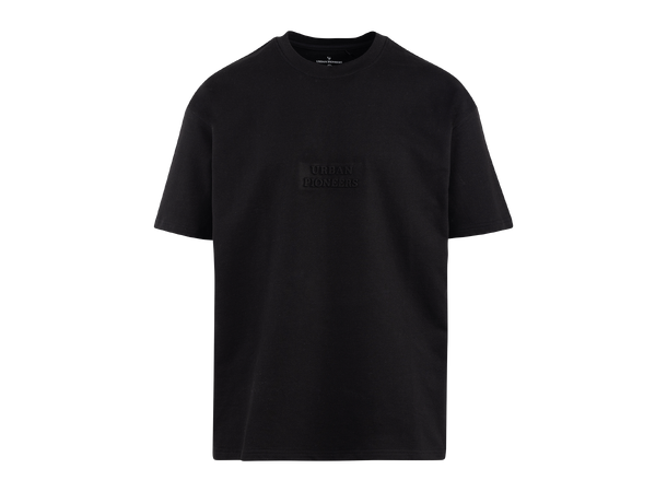 Alvaro Tee Black XL Embossed logo tee 