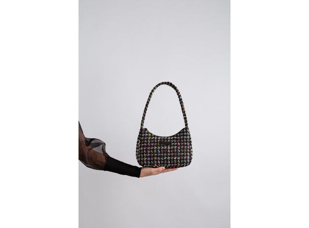 Amsterdam Handbag Black Multi One Size Boucle hand bag 