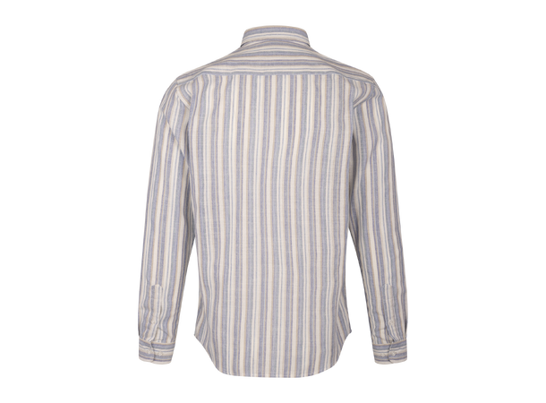 Arian Shirt Light blue XXL Striped linen shirt 