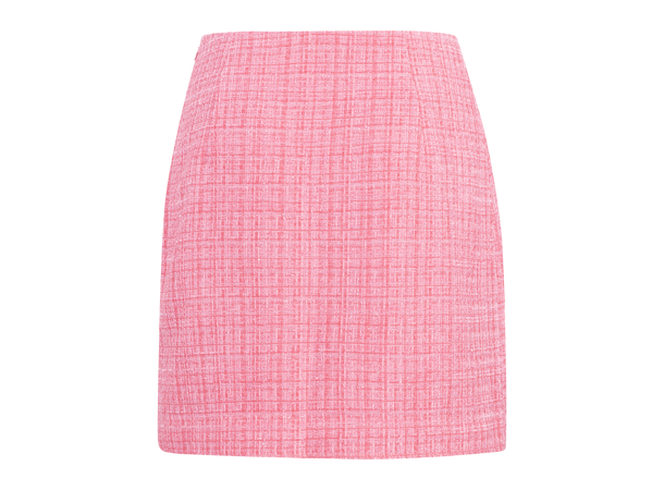 Barbro Skirt Pink M Boucle mini skirt 