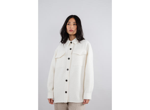 Blanca Overshirt Cream S Wool overshirt 