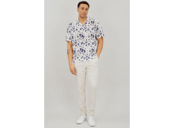 Elton pant Light Sand L Linen stretch pants 