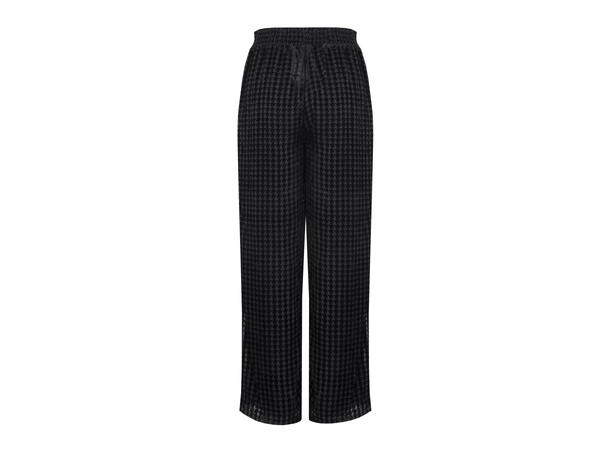 Erin Pants Black AOP S Wide party pant 