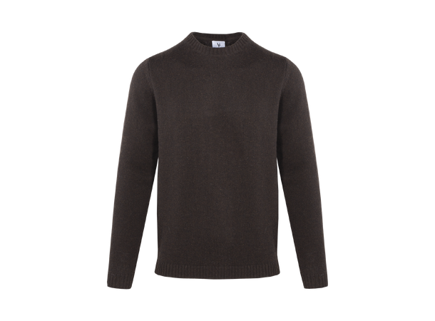 Hasse Sweater Coffee M Lambswool sweater 