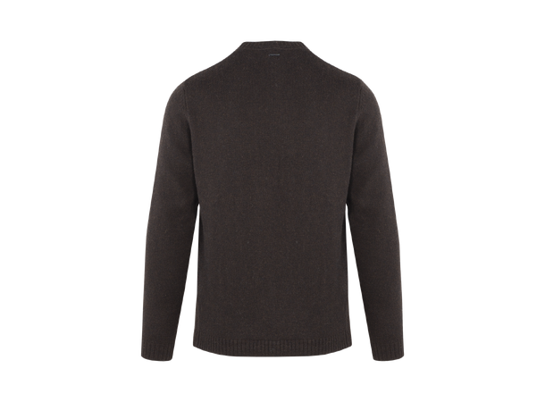 Hasse Sweater Coffee M Lambswool sweater 