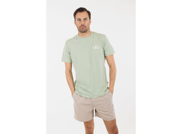 Javier tee Frosty green XXL Printed bamboo cotton t-shirt 