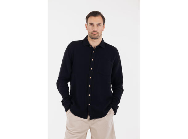 Keaton Shirt Black XL Cotton gauze shirt 