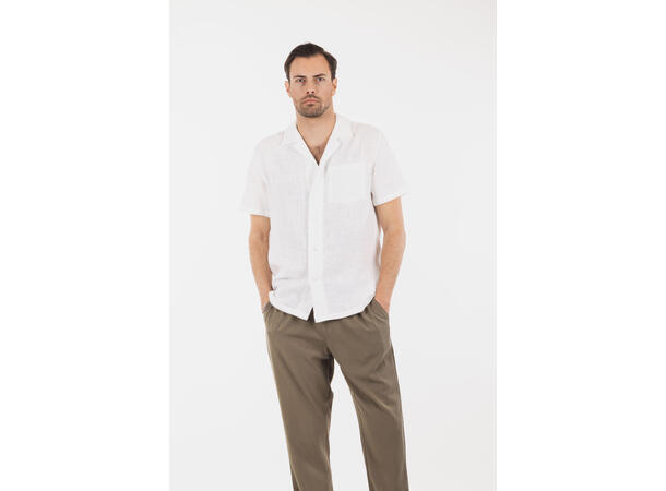 Loui Shirt White XL Bowling collar SS Shirt 