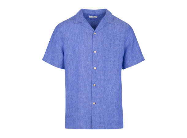 Massimo Shirt Blue XXL Camp collar SS shirt 
