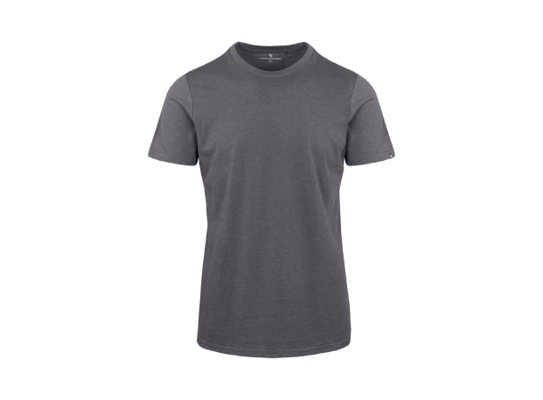 Niklas Basic Tee Charcoal M Basic cotton T-shirt 