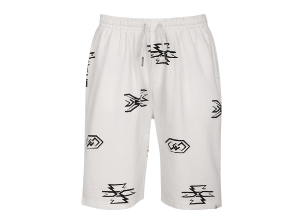 Pavel Shorts White L AOP terry shorts 