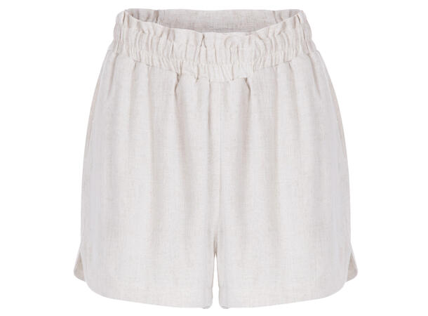 Suzy Shorts Sand melange M Linen shorts 