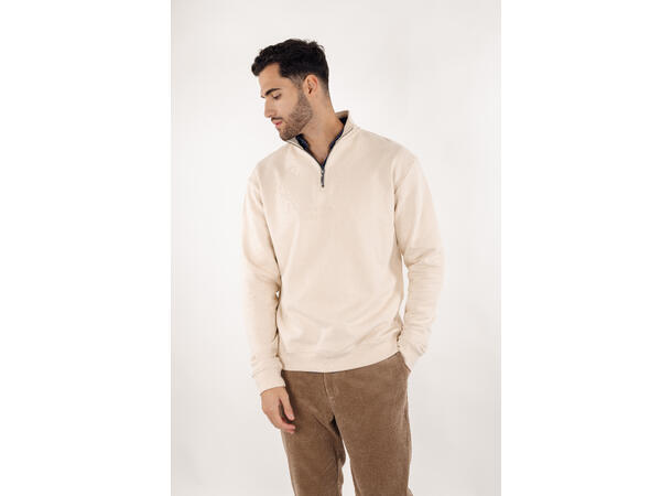 Thorin Half-zip Birch S Pioneers embossed half-zip 