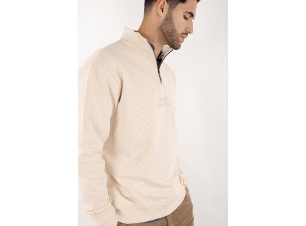 Thorin Half-zip Birch S Pioneers embossed half-zip 