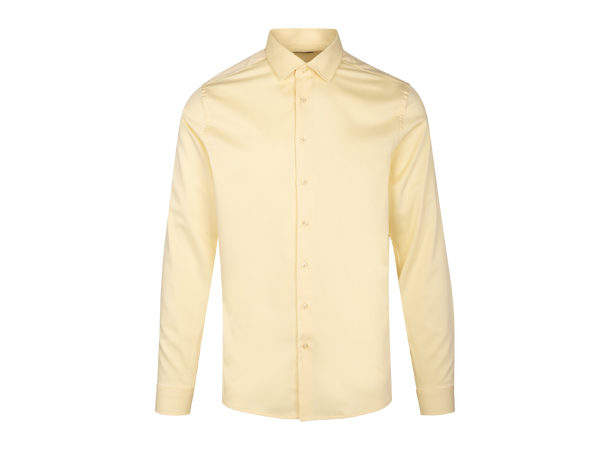 Totti Shirt Light yellow XXL Basic stretch shirt 