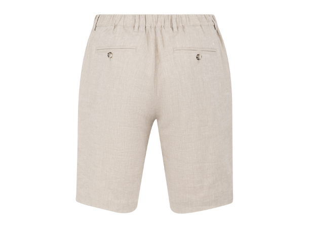 Valter Shorts Sand XXL Linen stretch herringbone shorts 