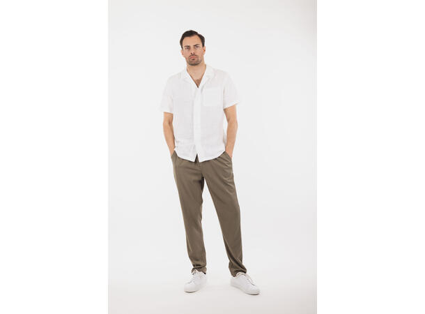 Adam Pants Olive L Lyocell stretch pants 