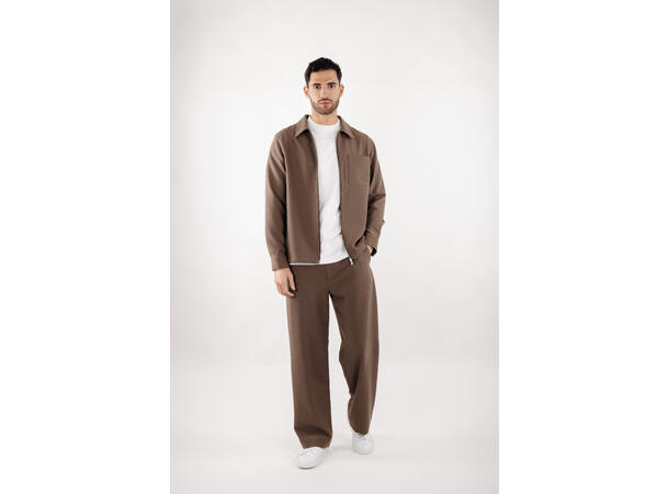 Alec Pants Brown L Wide stretch pants 