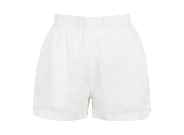 Amelia Shorts White XL Linen shorts 