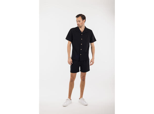 Baggio Shirt Black M Camp collar SS shirt 