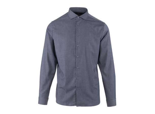 Brimi Shirt Grey Melange M Bamboo viscose stretch shirt 