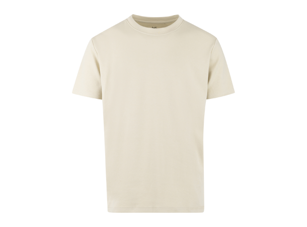 Bruno R-neck Tee Oyster gray S Organic cotton R-neck t-shirt 