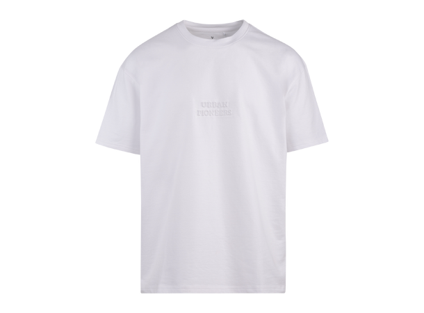 Ebba Tee White L Embossed logo t-shirt 