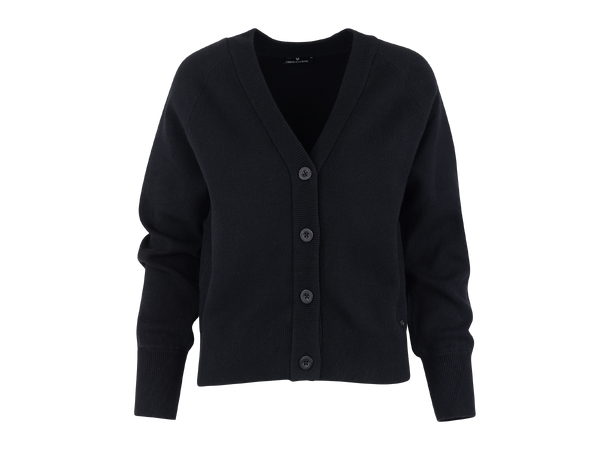 Emmy cardigan Black M Viscose knit cardigan 