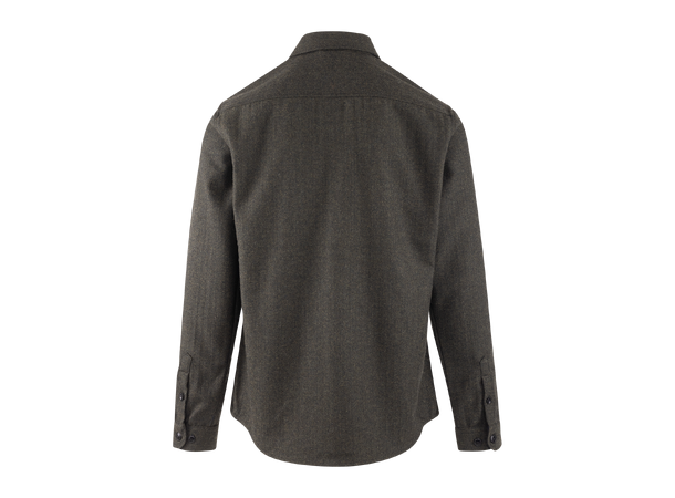 Jabba Shirt Olive XL Herringbone wool overshirt 