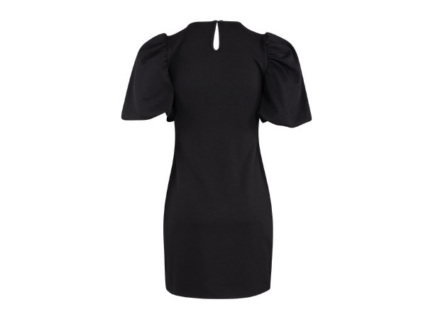 Keiyaa Dress Black S Dress with puffed sleeves 