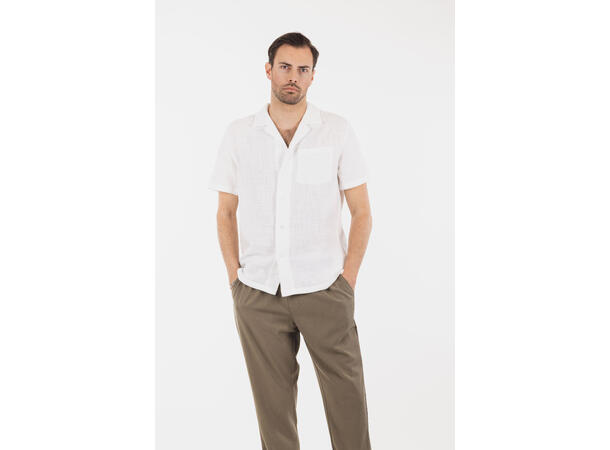 Loui Shirt White XXL Bowling collar SS Shirt 