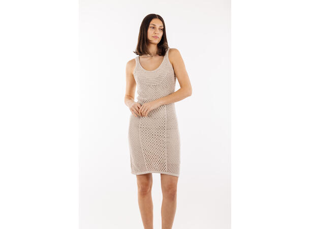 Natali Dress Sand M Crochet dress 