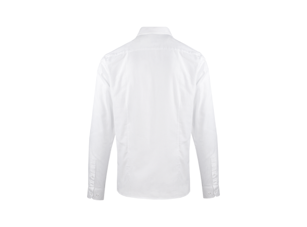 Solan Shirt White S Cut away collar flannell shirt 