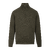 Jorge Half-zip Dark Olive M Cotton knit half-zip 