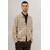 Reuben Cardigan Sand M Merino knit jacket 