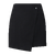 Aurora Skirt Black XL Wool wrap skirt 