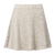 Sorba Skirt Sand Melange L Rib knit mini skirt 