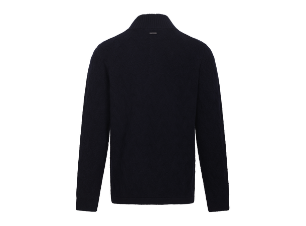 Aaron Sweater Dark Navy L Merino sweater 