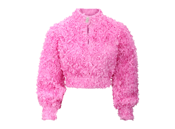 Barbie Blouse Light Pink M Flower blouse 