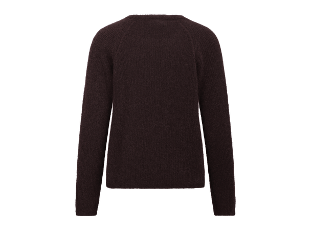 Betzy Sweater Fudge S Mohair r-neck 