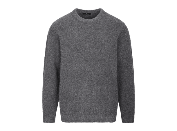 Callum Sweater Charcoal M Teddy knit sweater 