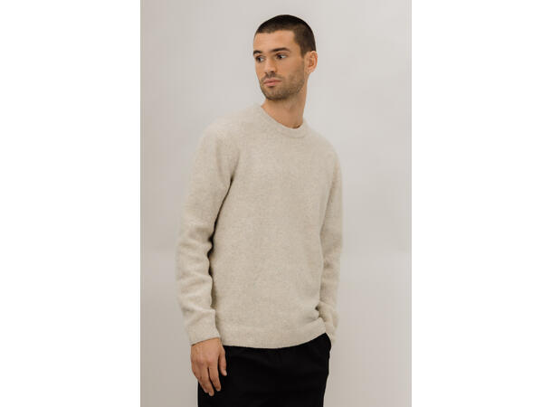 Callum Sweater Sand M Teddy knit sweater 
