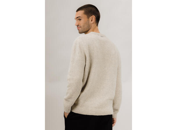 Callum Sweater Sand M Teddy knit sweater 