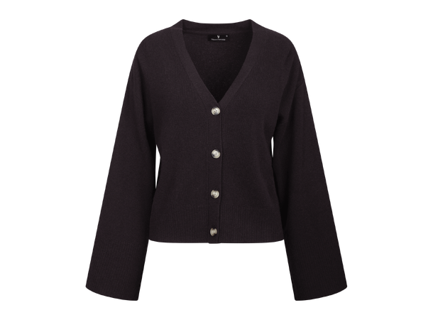 Cheddar Cardigan Dark Brown S Merino cardigan 