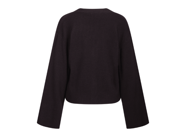 Cheddar Cardigan Dark Brown S Merino cardigan 