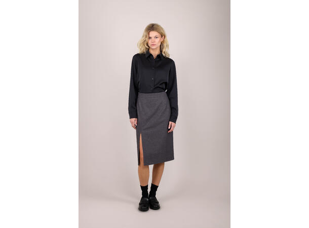 Didi Skirt Grey S Flannel pencil skirt 