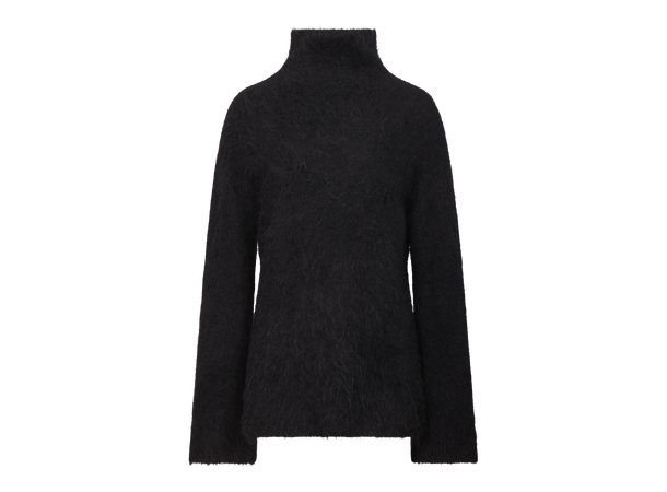 Edith Turtleneck Black S Alpaca LS turtleneck 