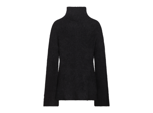 Edith Turtleneck Black S Alpaca LS turtleneck 