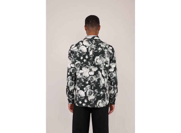 Frodo Shirt Black AOP L Rose AOP shirt 